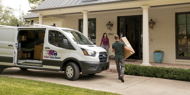 Ford E-Transit at Borgman Ford in Grandville MI