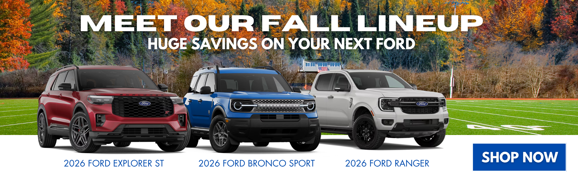 Price Match Guarantee across Borgman's Fall Ford Lineup 
