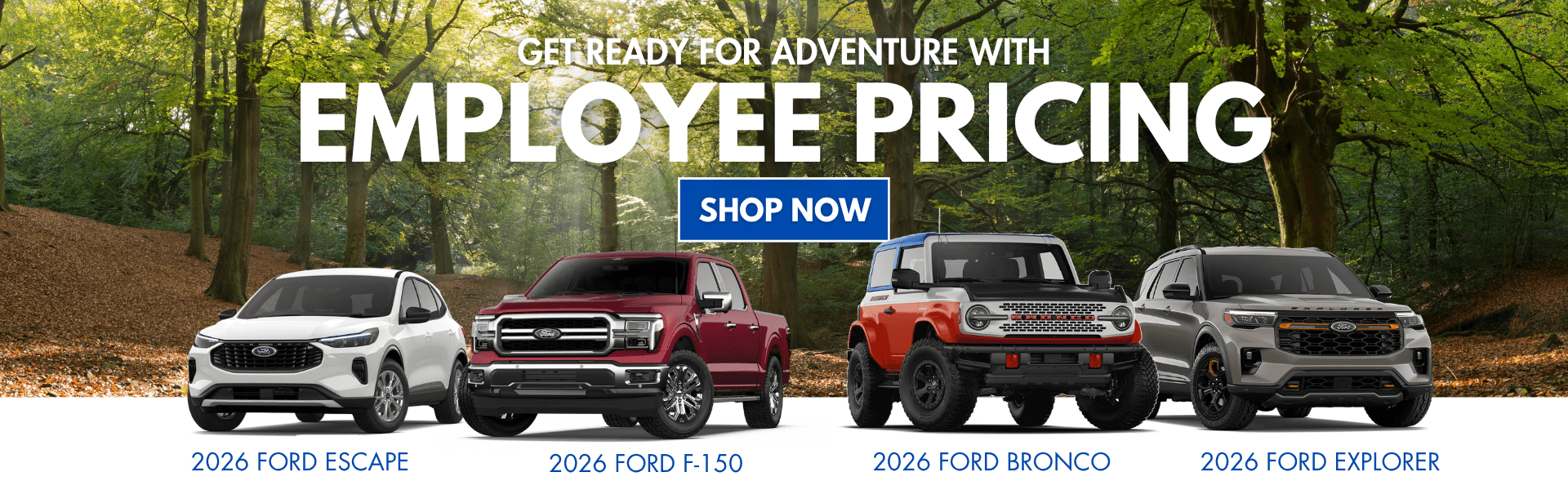 Ford Employee Pricing for all at Borgman in June 2026