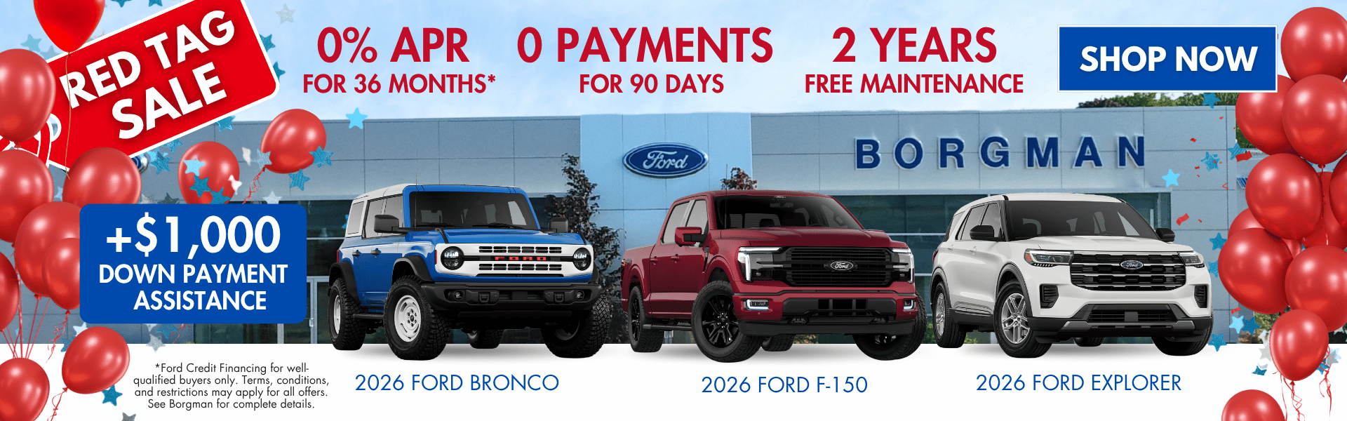 Borgman Ford Red Tag Sale - New and Used in Grand Rapids, MI