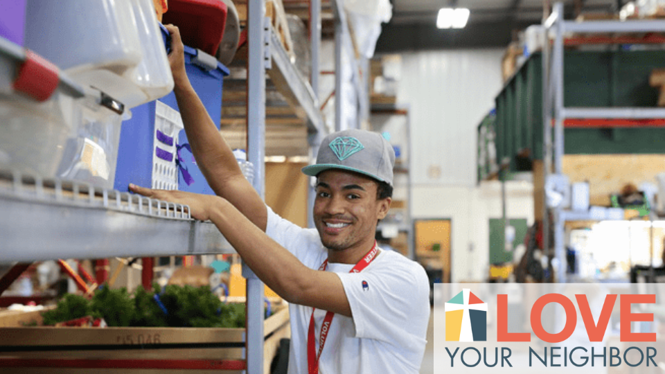 Love in the Neighborhood food pantry image depicting charities benefitted by Borgman Ford in Grand Rapids, MI
